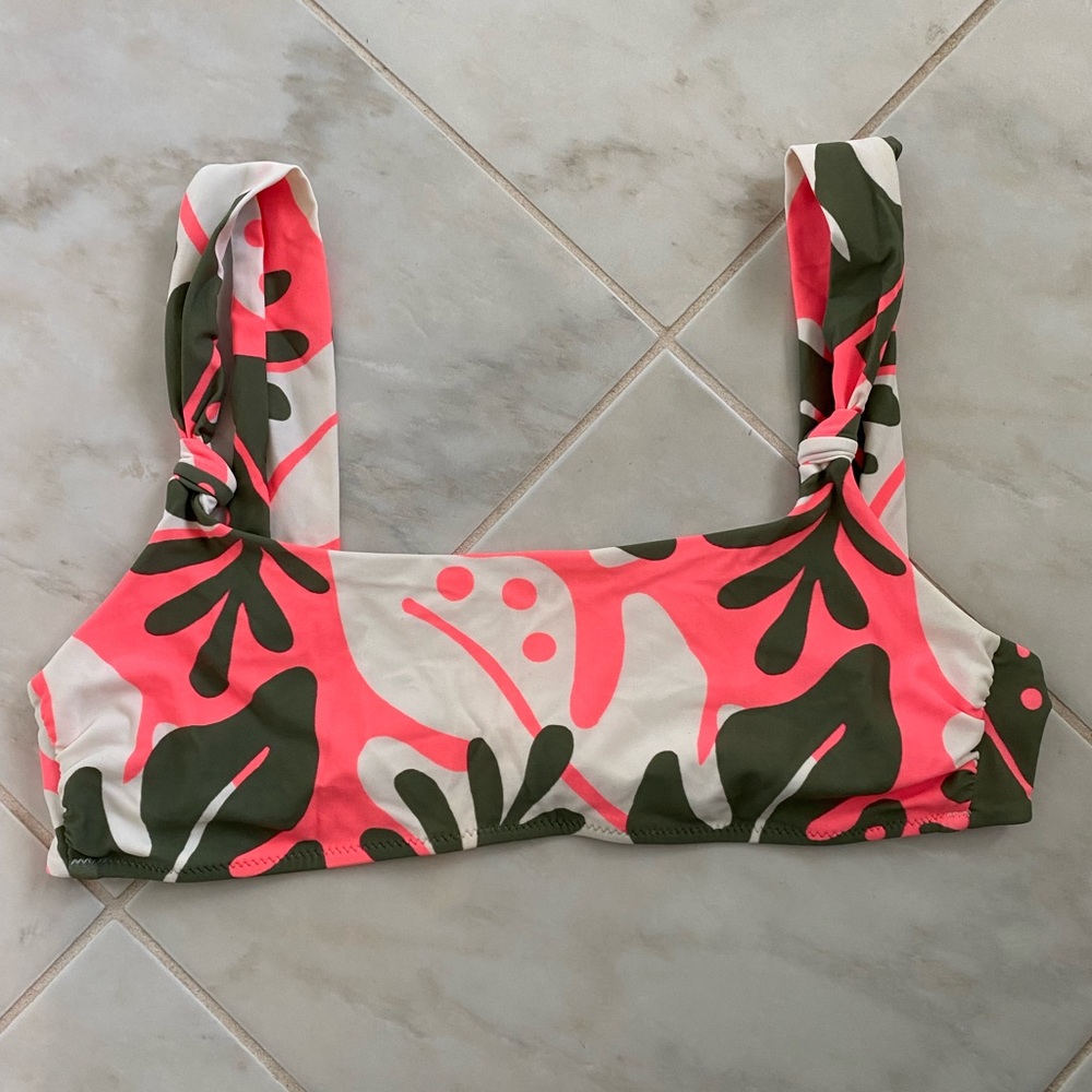 Aerie Floral Bikini Top